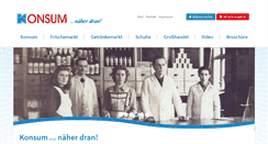 Desktop Screenshot of konsum-hagenow.de